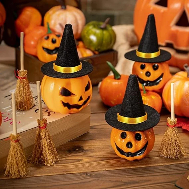 CHAPEAU DE SORCIÈRE En Maille Pour Fête Boule D'halloween Décoration De