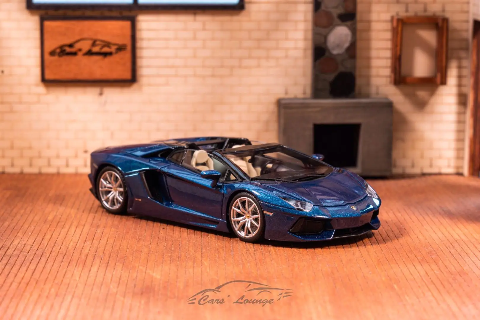 cars lounge 1/64　ランボルギーニ アヴェンタドール ロードスター Cars' lounge 1:64 Aventador LP700-4 Roadster Resin Model Car