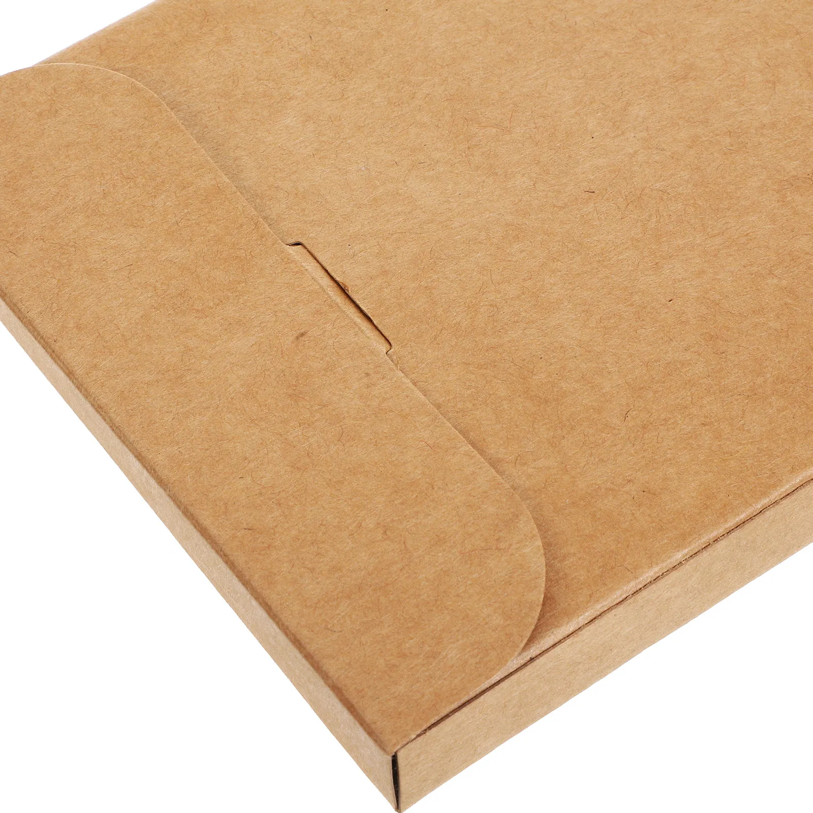 20개 프리미엄 크라프트 종이 카드 상자 소규모 비즈니스 문구류 조직 선물 프레젠테이션을 위한 튼튼한 엽서 포장 상자