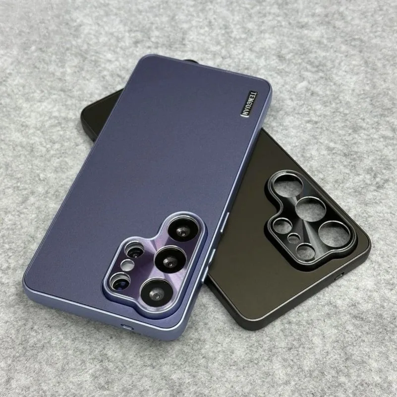 All-Aluminum Matte Alloy Case with Metal Plating and Hard Armor Cover