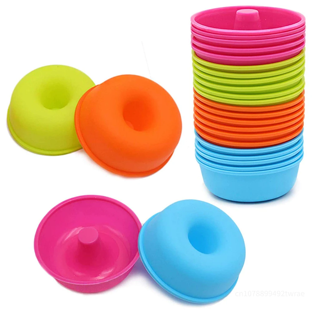 

16 шт./упаковка, силиконовые формы для выпечки пончиков