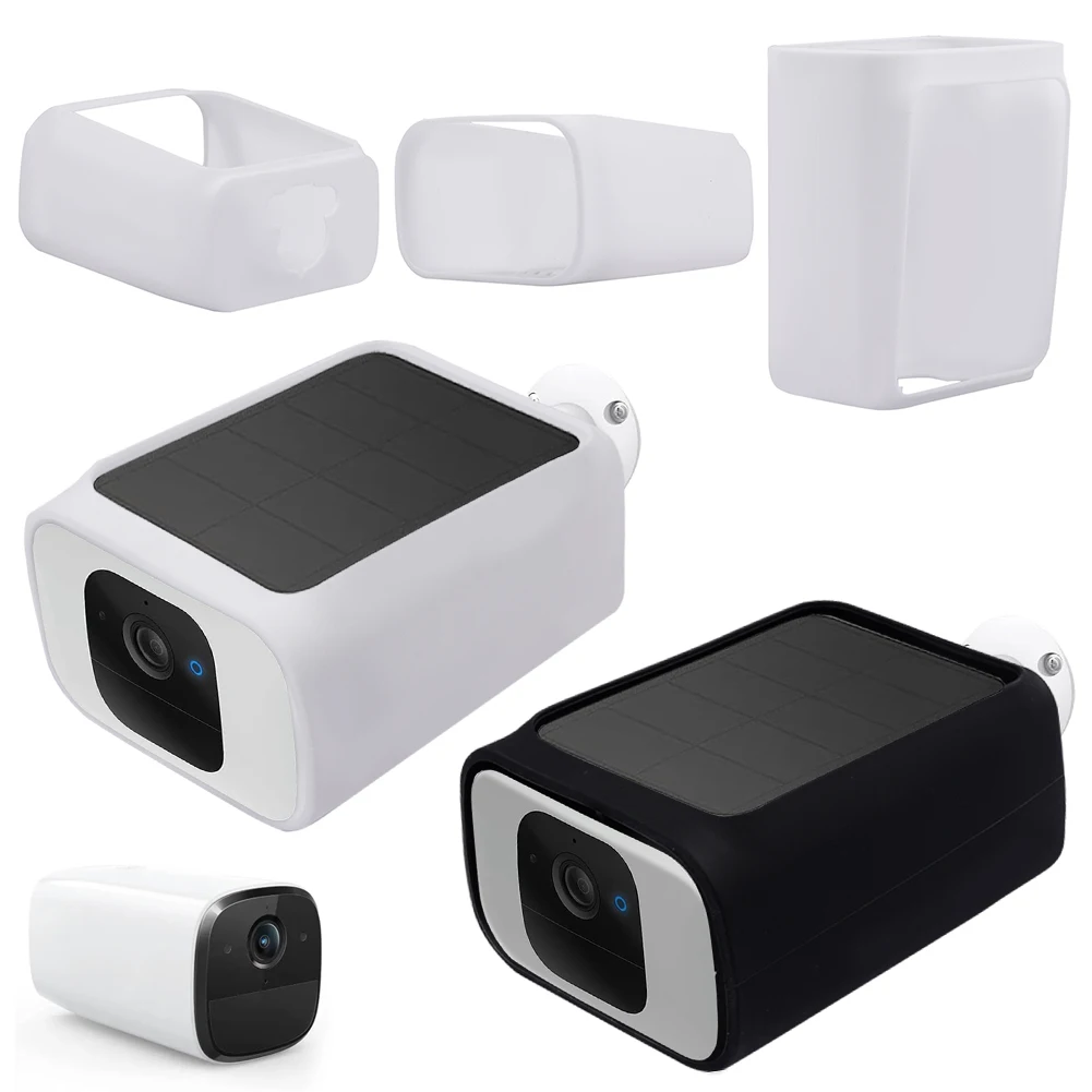 Eufy 보안 야외 솔로캠 S230(S40) 용 실리콘 커버 스킨, UV 광선 및 비 보호대 방지 카메라 스킨