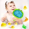 1set Water Playing Toy Water Playing Swimming Cute Fun Fishing Net, Animal Bathroom Playing Water Toy 6