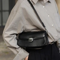 Toptrends 3 Layers Genuine Leather Small Shoulder Bags For Women 2025 Luxury Designer Crossbody Purses Saddle Ladies Handbags 2