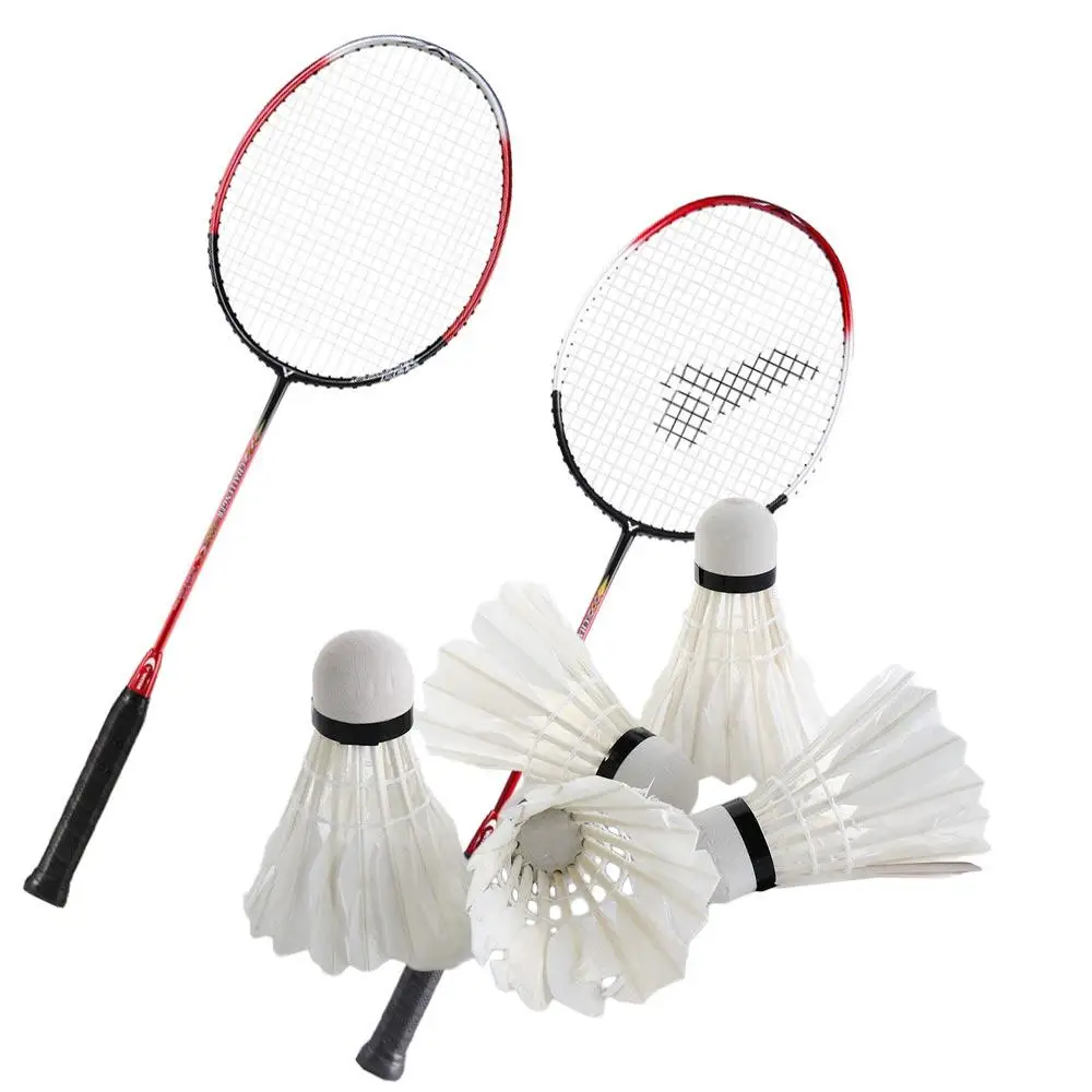 Badmintonbollar med gåsfjädrar för utomhussporter och fitness_voghion.com