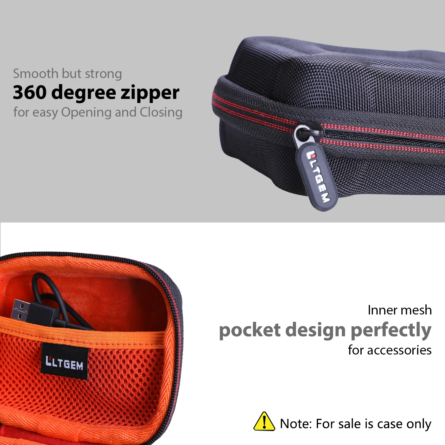 EVA Hard Case for JBL GO3 Go 3 Portable Wireless Bluetooth Speaker,(Only Case)