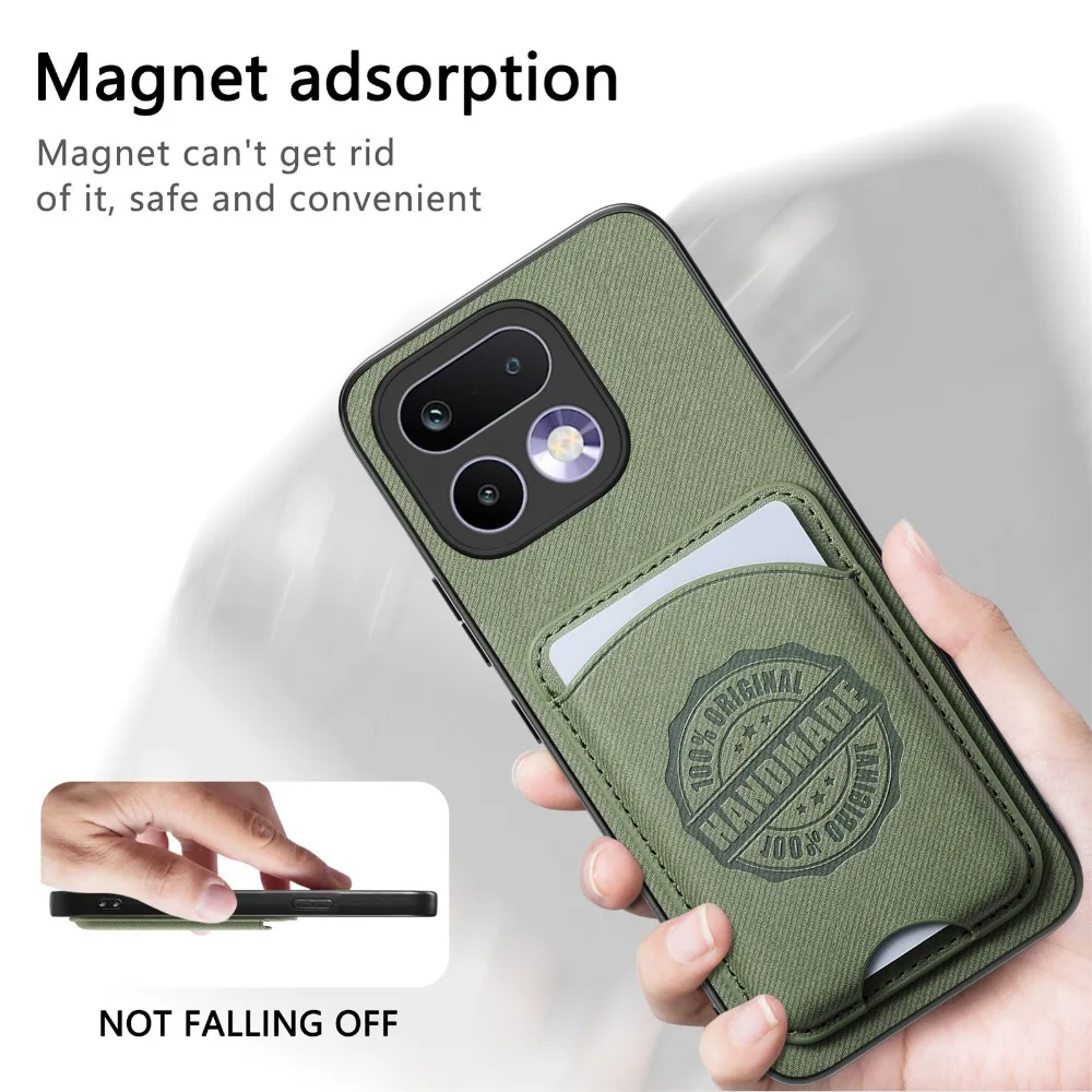 Luxury 2-in-1 Detachable Magnet Card Case with Logo Cover
