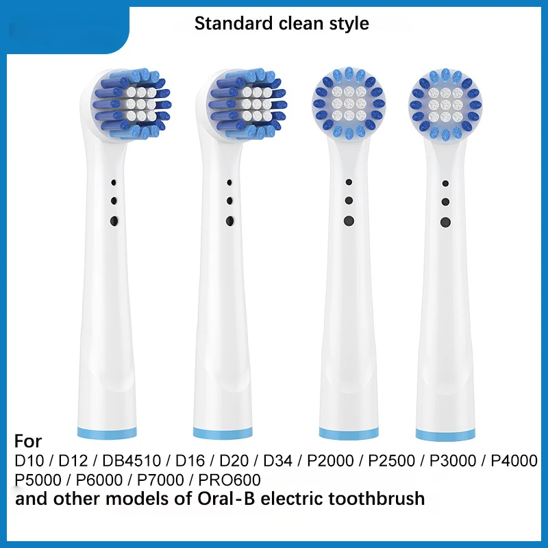 4Pcs/Set Electric Toothbrush Heads Replaceable Brush Heads For Oral B Tooth Brush Hygiene Clean Brush Head Refills