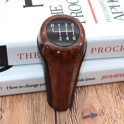 Premium Leather Gear Stick Shift Knob - 5/6 Speed (Red)