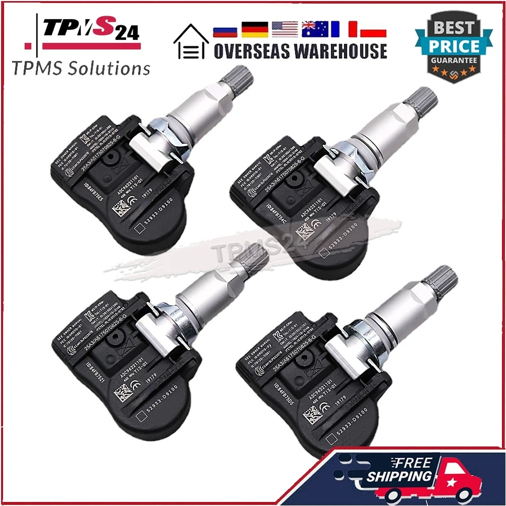 Ÿ̾ з ͸ ý, 4X TPMS ,  ī YG ĭ JA Ƽ QL 433MHz, 52933-D4100 52933-D9100