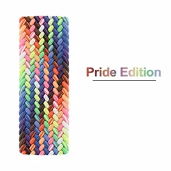 Braided Solo Loop Strap - Stylish and Comfortable Watch Bracelet - S (2024 pride edition)
