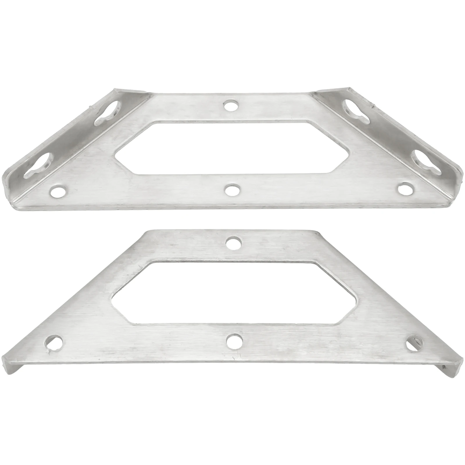 Stainless Steel Corner Brackets 2PCS Stainless Steel Solid Support Support Right Triangular Reinforcement Stainless Steel