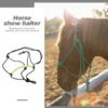 Adjustable Horse Head Rope Training Halter Outdoor For Lifting Strap Bridles Horses Headstall The Tie Show Equestrian Supplies 3