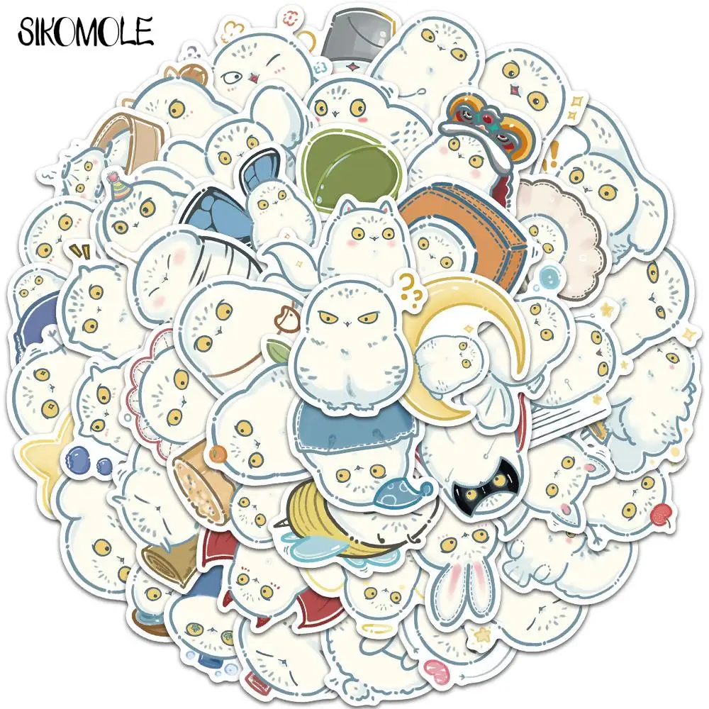 

10/30/50 шт., детские наклейки в виде совы