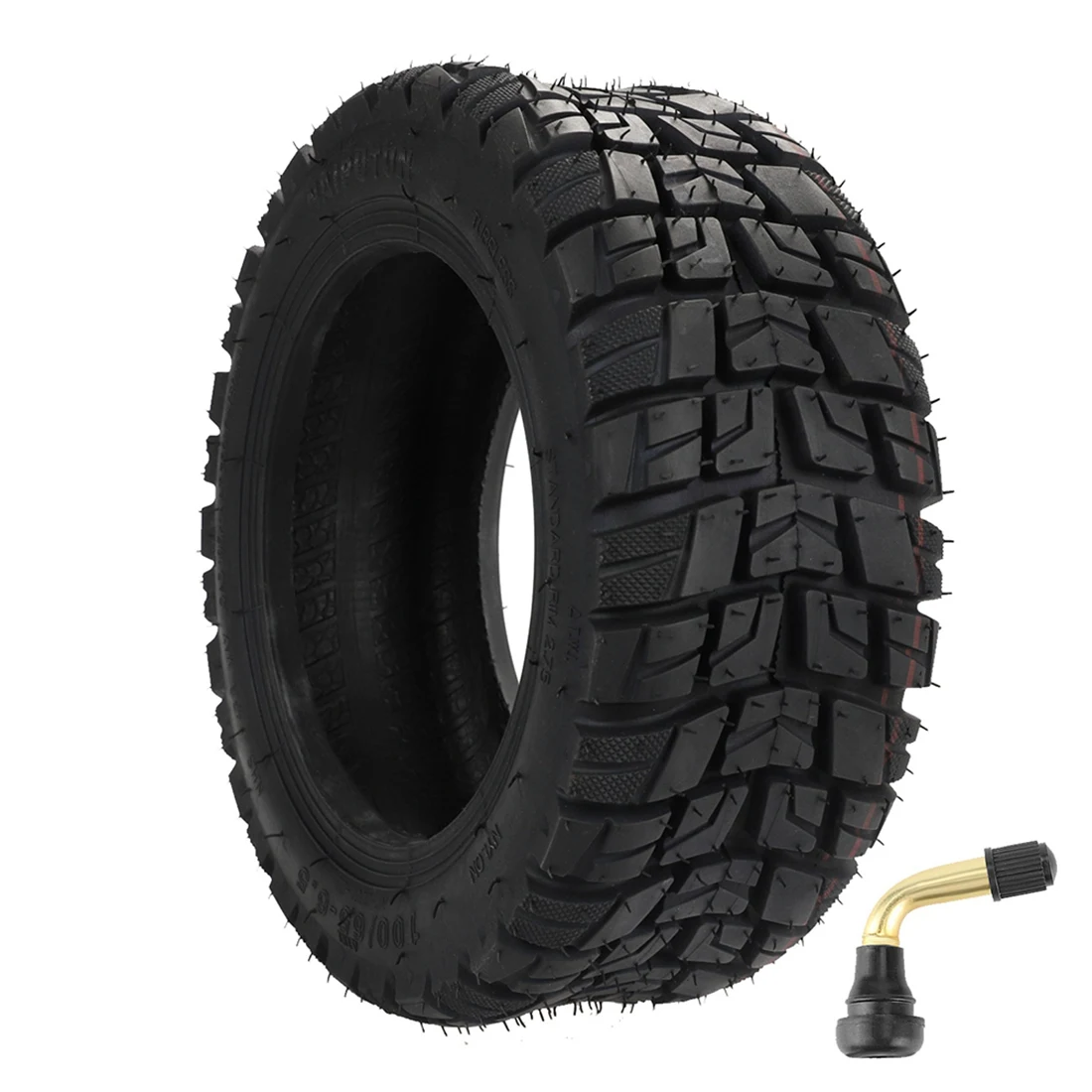 

11 Inch 100/65-6.5 Electric Scooter Vacuum Wheel Tyre Tubless Tire for Dualtron DT Widen Off-Road Tire with Tyre Valve