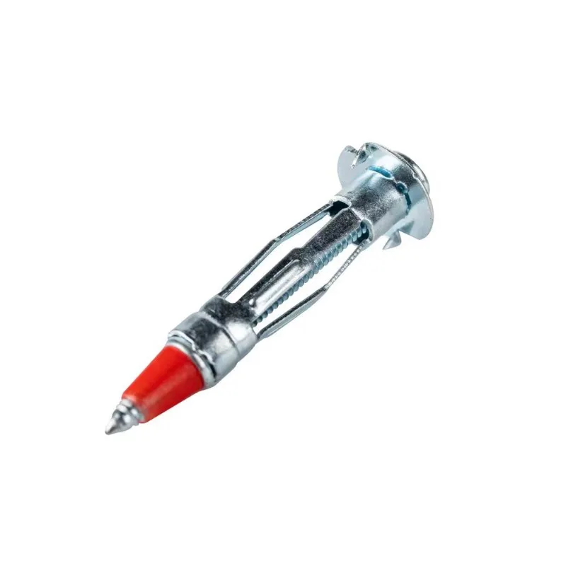 Red Pointed Expansion Rivets Cross Screws Galvanized Steel Hollow Walls Driven Anchoring Metal Fasteners Woodworking Bolt Sets