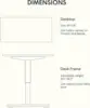 FLEXISPOT EN1 One-Piece Rubber Wood Standing 55 X 24 Inches Height Adjustable Electric Sit Stand Home Office Desks  Rubber Top 5