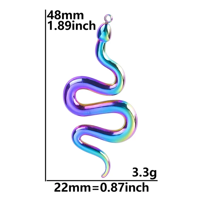 Stainless Steel Pendants Charm Alternative Set 5pcs 34