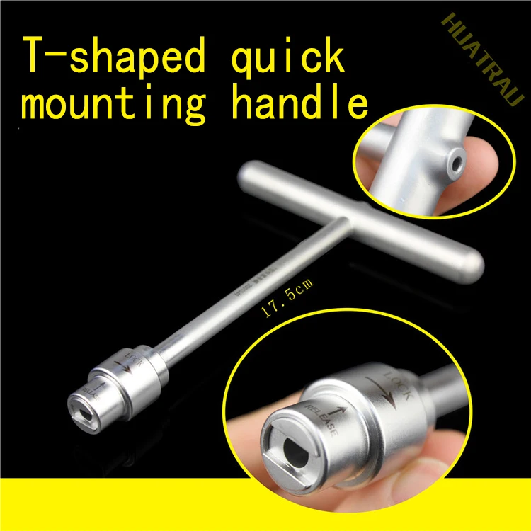 

Interface nail T-shaped quick fitting handle orthopaedic arthroscopic surgical instrument medical ligament expansion inserter