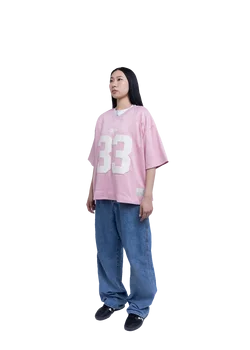 Y2K – maillot rétro en maille respirante à séchage rapide pour hommes et femmes, tenue de sport de rue, d'université, surdimensionnée, unisexe, vêtements d'entraînement de Football 21