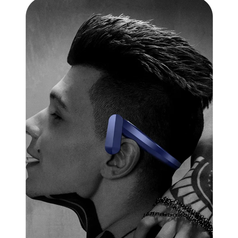 Wireless Bone Conduction Bluetooth Headset Foldable TWS Fone Headphones Sport Running Bluetooth Headset Driving Cycling Earbuds