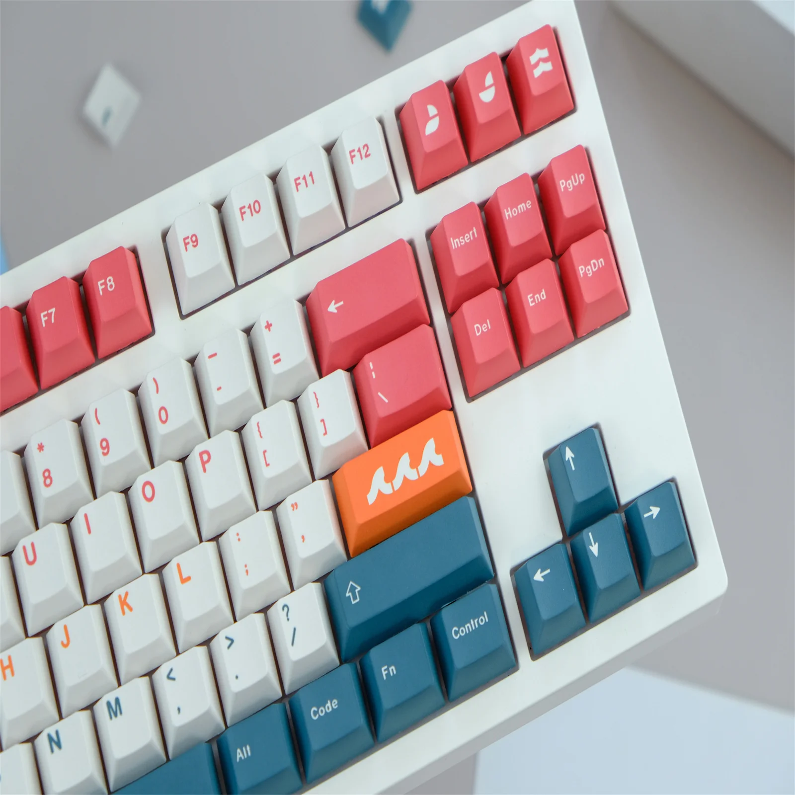 GMK 솔트 레이크 키 캡 129 키 PBT 키 캡 체리 프로파일 DYE-SUB 맞춤형 키 캡 MX 스위치 기계식 키보드