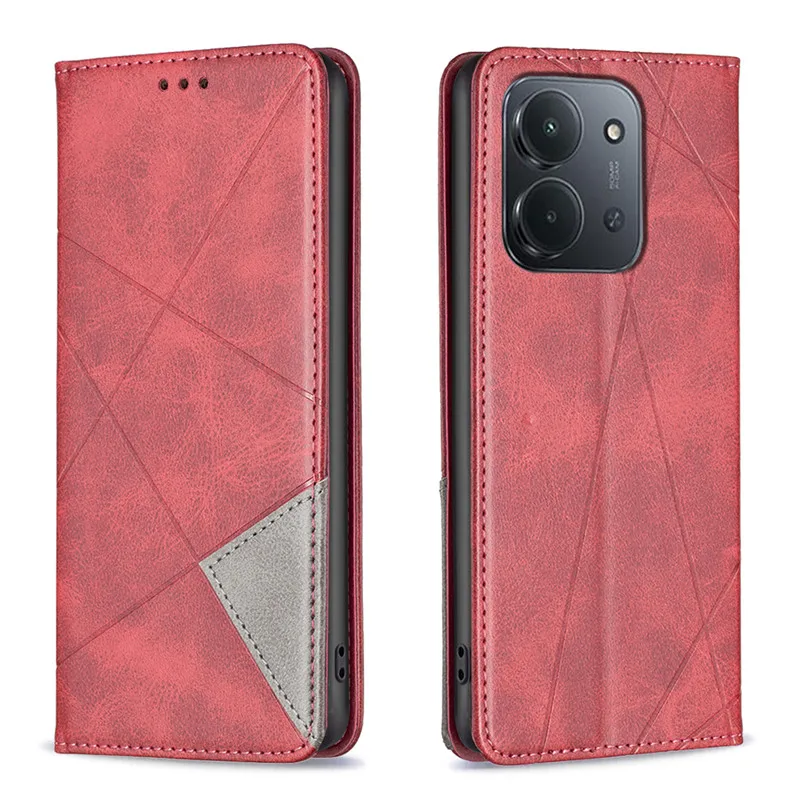 Magnetic Wallet Leather Flip Phone Cover - Premium Protection Case