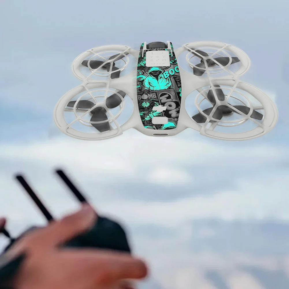 for Dji Neo Pvc Stickers Colorful Decorative Sticker Combo Protective Film Anti-Scratch Cool Skin for Dji Rc N3 Accessoriess