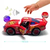 Disney Pixar Cars Lightning Mcqueen Sound and Light Edition Double door pull-back Car 1:32 Diecast Vehicles Alloy Car Toy Gifts 1