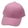 Women Men's Twill Baseball Caps Plain Sandwich Bill Cap 6 Panel Brown Orange Yellow Red Blue Beige Grey Wine Pink Size 58cm 2