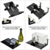 Glass Bottle Cutter, Fixm Square & Round Bottle Cutting Machine, Wine Bottles and Beer Bottles Cutter Tool Accessories Tool Kit 4