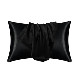 Luxurious Silky Satin Pillowcase for Hair and Beauty - Comfortable Home Decor Pillow Cover Wholesale (1)