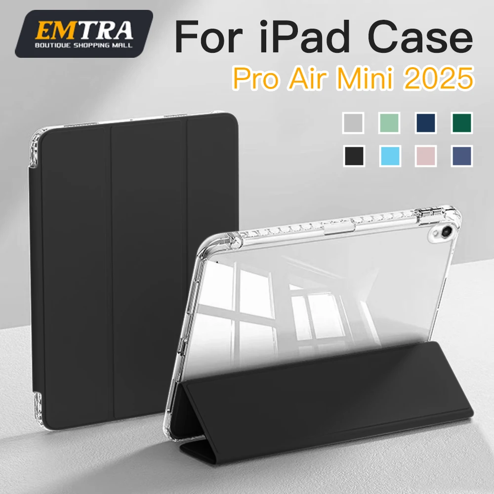 Acrylic Clear Back Trifold Hard Cover
