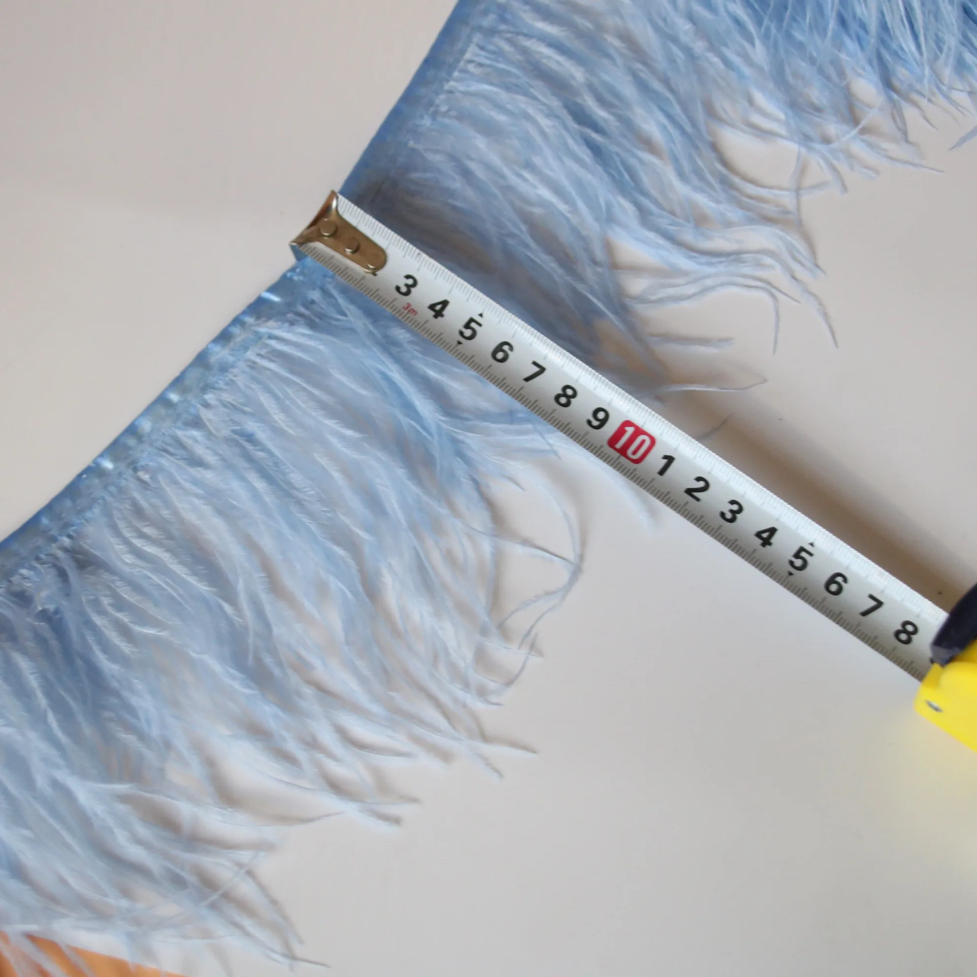 Ostrich Feathers 1/5/10Meters Trim Fringe 8-10CM for Dresses Sewing Natural,craft feathers