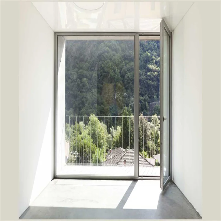 Folding Door Service Modern Apartment Exterior Balcony Aluminum Casement Doors French Tempered Glazed Door