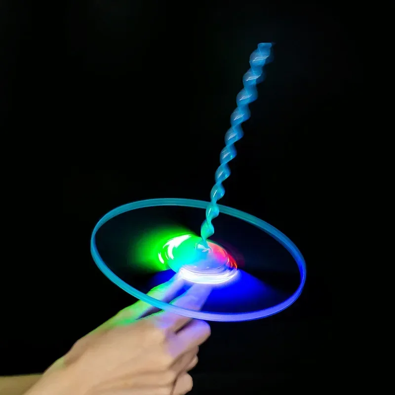LED Luminous Bamboo Dragonfly Flying Saucers Outdoor Night Shooting Helicopters Flying Toys Kids Birthday Party Props children toys flying toy birthday party decorations