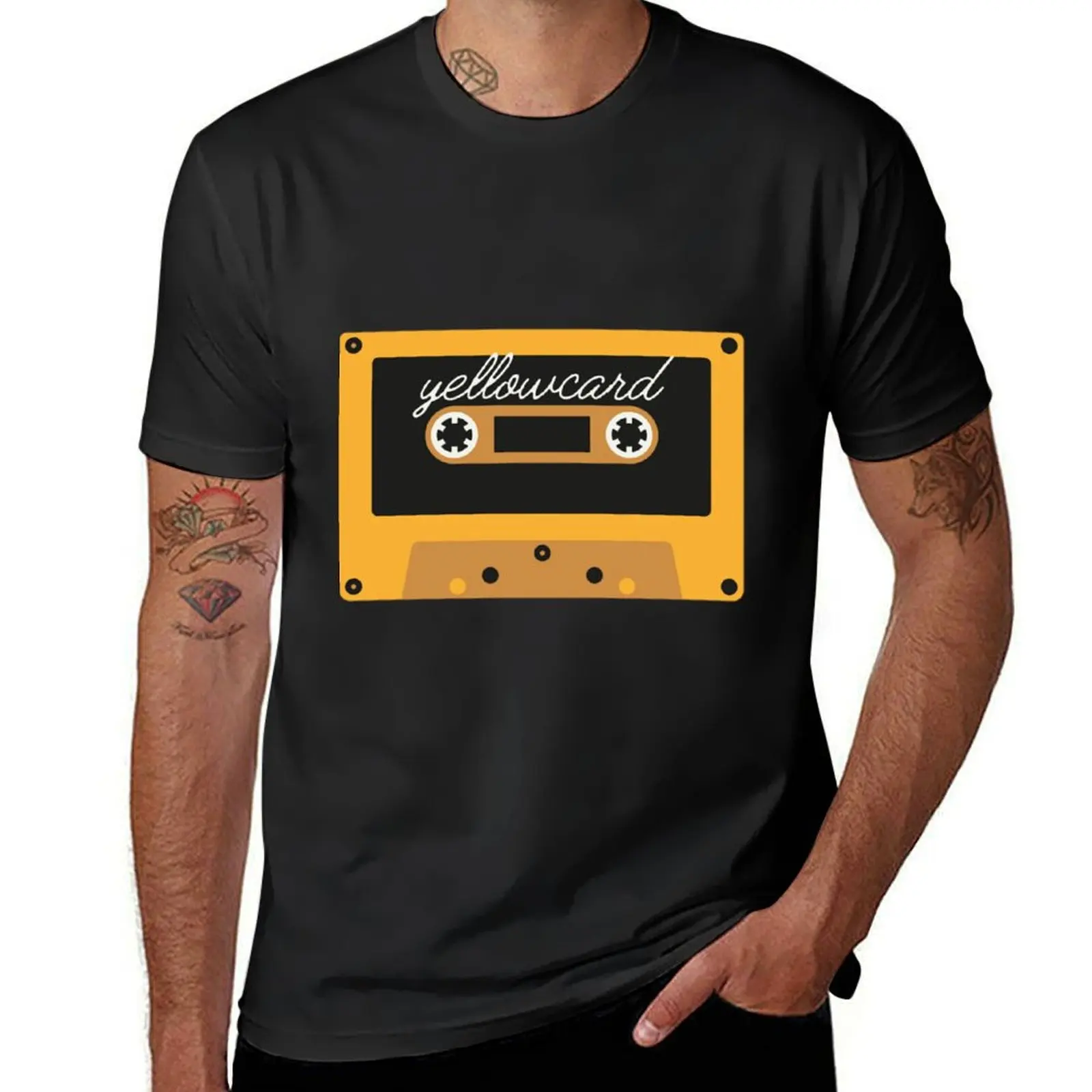 

Yellowcard Cassette T-Shirt funnys vintage clothes kawaii clothes tshirts for men