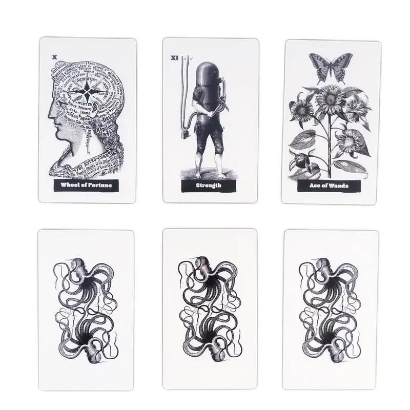 Seawitch Tarot 78pcs English Oracle Card Party Game Mysterious Divination Deck Family Friend Game Party Favor Gift Tarot Card 4