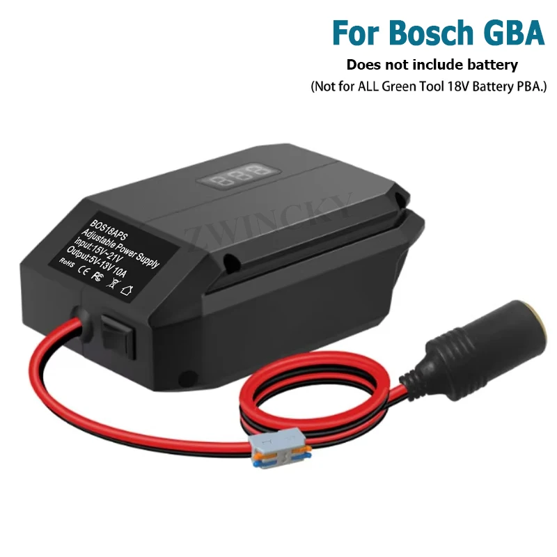For Makita/Dewaltt/Milwaukee/Bosch，18V to 12V Step Down Converter Cigarette Lighter Adapter Power Wheel Adapter Car Refrigerator image 10