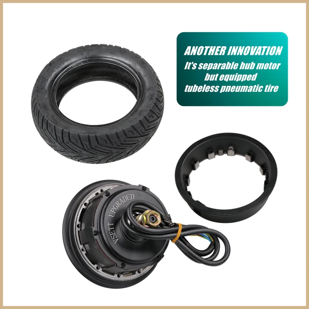 Description Picture 6 of itemUpgraded 10-Inch Motor With Detachable Hub Ring And Tubeless Tire for VSETT 10+ Electric Scooter Front And Rear Wheel 60V 1600W