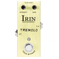 Vintage Electric Guitar Effects Pedal with Overdrive, Distortion, Analog Delay, and Classic Chorus (Tremolo)