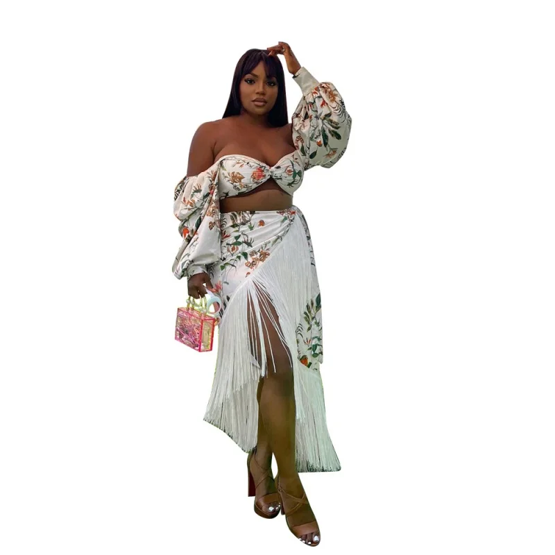XL-5XL Big Size African Dress For Women Fashion Dashiki Print Tassel Vestido 2023 New Arrival Robe Elegant African Party Dress