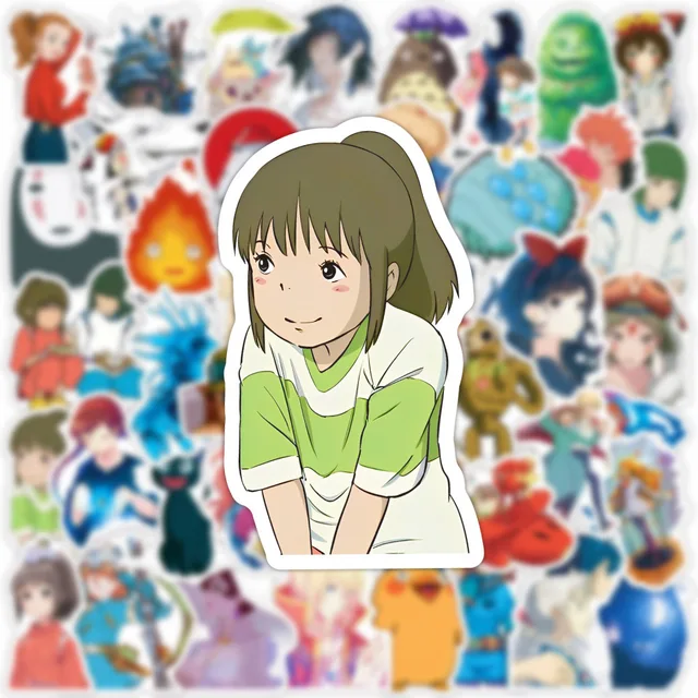 Cartoon Hayao Miyazaki Stickers