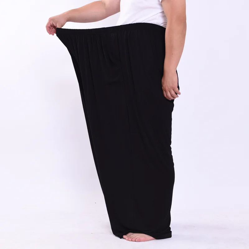260KG Summer Large Size Pants Waist 200cm 9XL 10XL Loose Elastic Home Pants 2