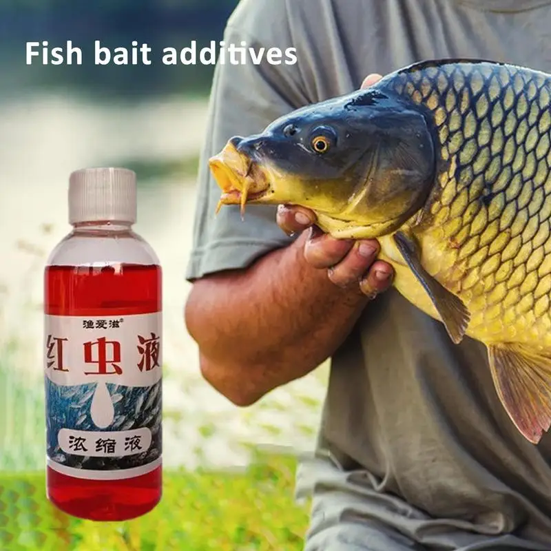 Bait Fish Additive Natural Bait Scent Fish Attractants Liquid Fish  Attractant Red Concentrated Scent Liquid Bait Additive