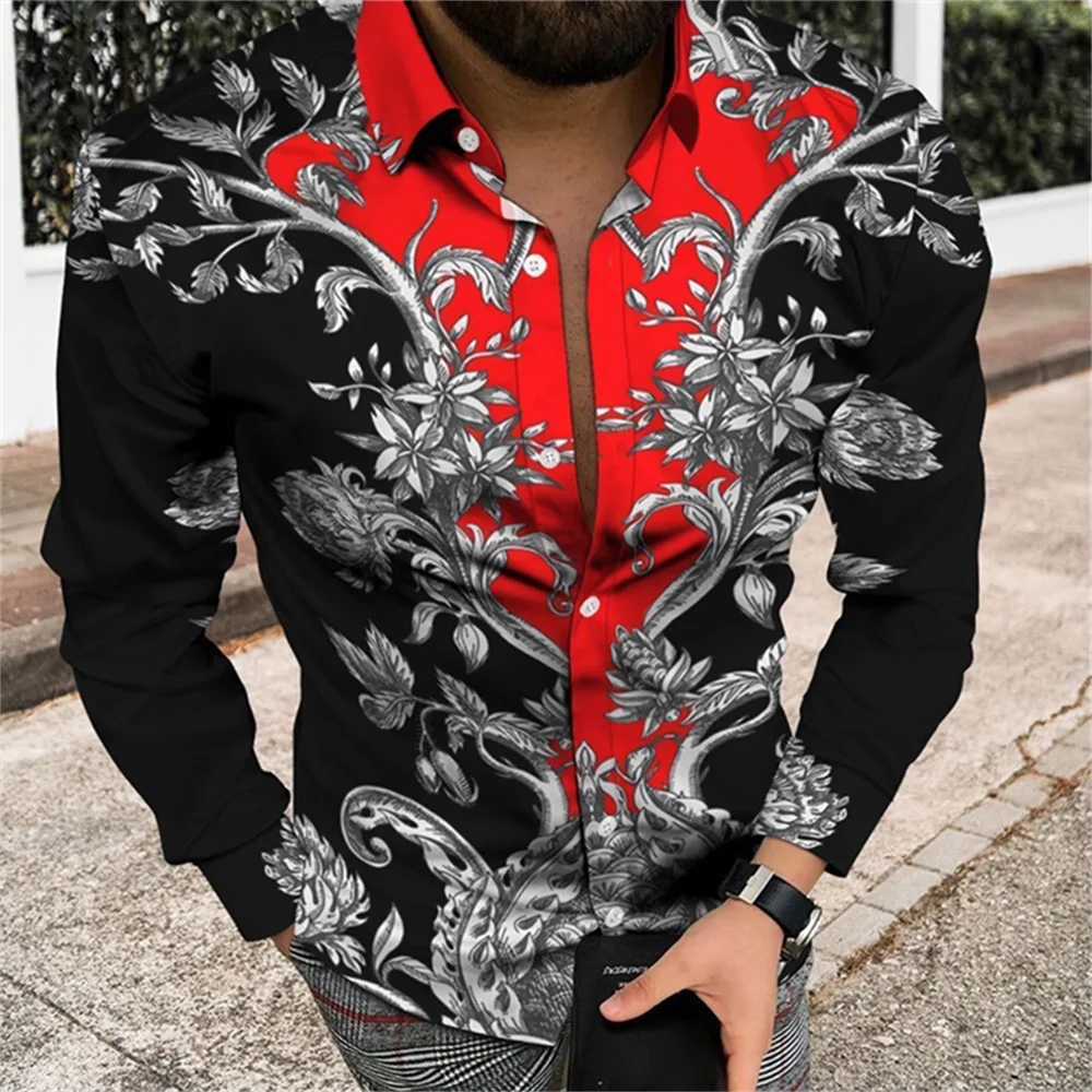 Fashion Men's Tops Button Shirt Long Sleeve Designer Design Party Outdoor Spring Summer Luxury Comfort Tops men casual shirts