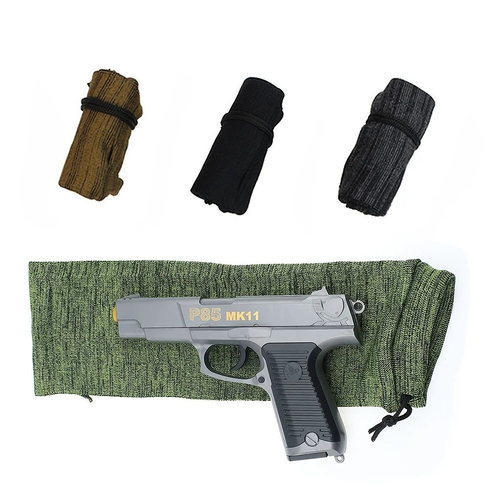 Classic Ambidextrous Gun Protector Sock 40cm/15.7in: Silicone-Treated, Dust-Proof Polyester Knit, Flexible Fit for hand gun 6