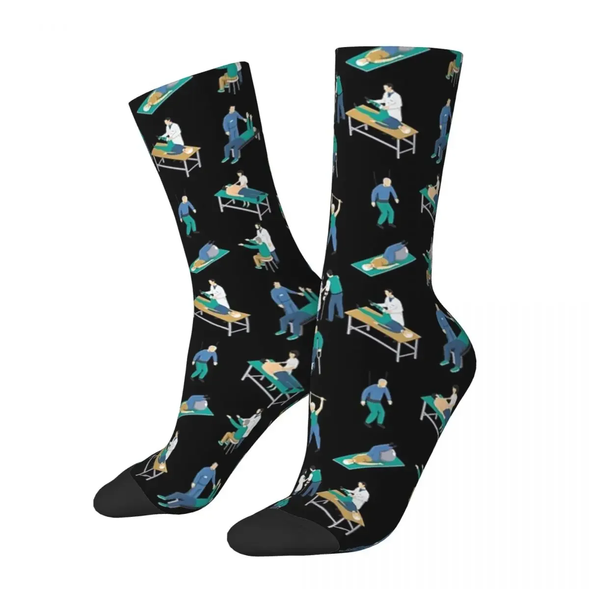 

Physical Therapist Physiotherapist Health Care Gift Socks Harajuku High Quality Stockings All Season Socks for Man Woman Gifts