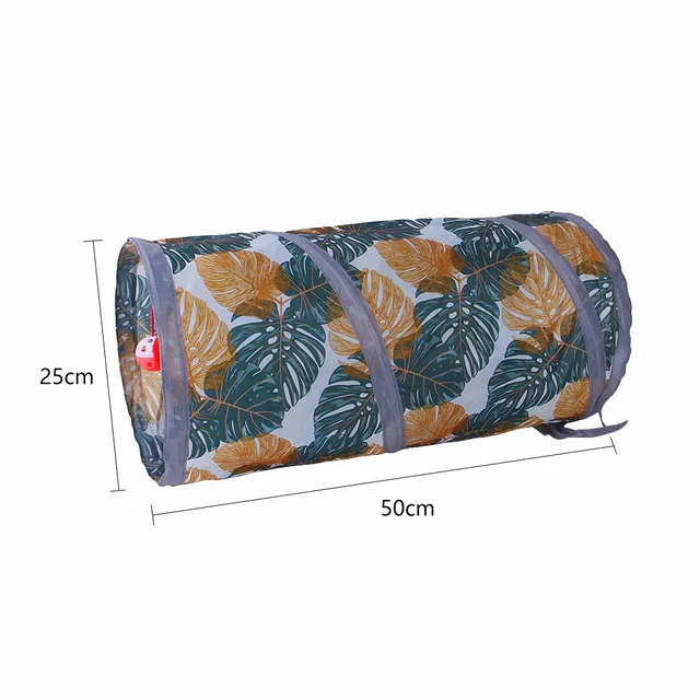 1Pcs Cat Tunnel Pet Supplies S T Pass Play Tunnel Foldable Cat Tunnel Cat Toys Breathable Drill Barrel for Indoor Loud Paper 5