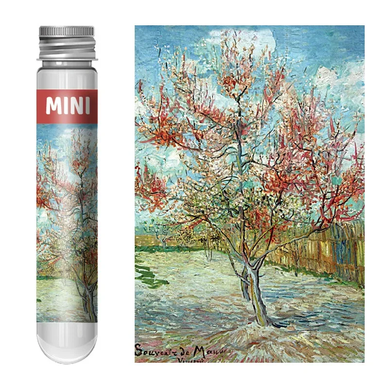 150pcs Test Tube Jigsaw Puzzle World Famous Painting Van Gogh The Starry Night Christmas Gift Games and Puzzles 5